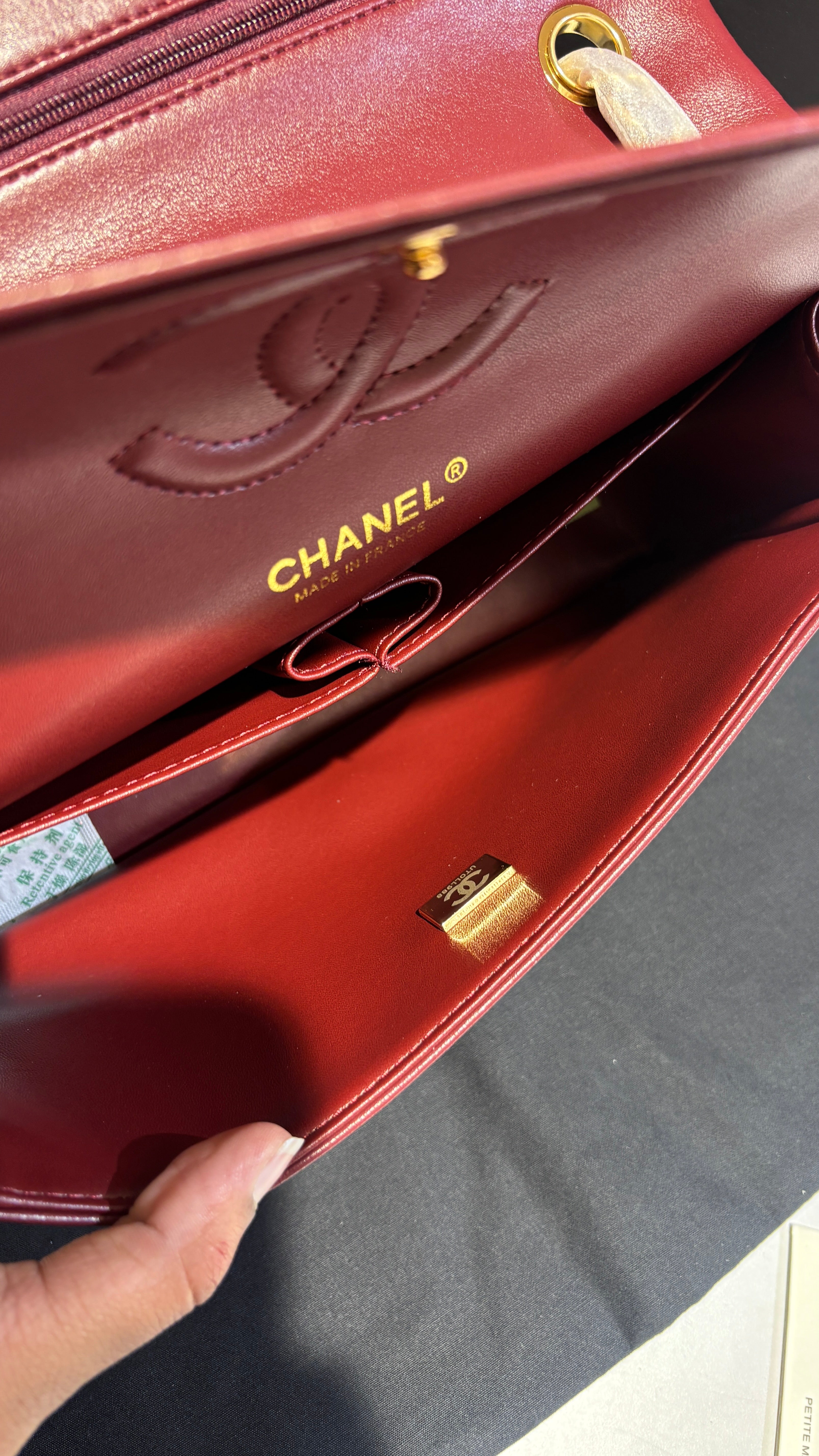 Quilted Maroon sling bag