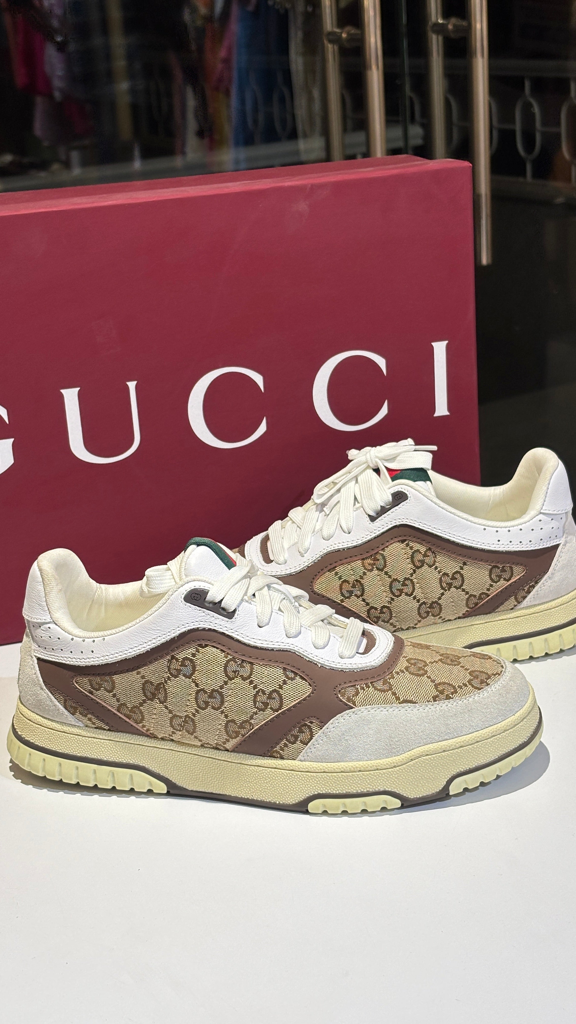 Signature Patterned Monogram Sneakers