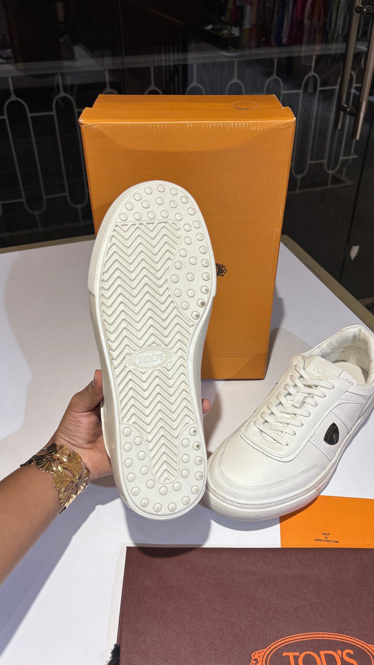 Classic White Leather low-Top sneakers