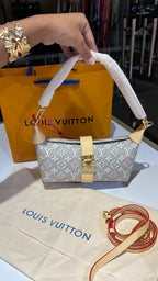 Signature Monogram canvas Shoulder Bag