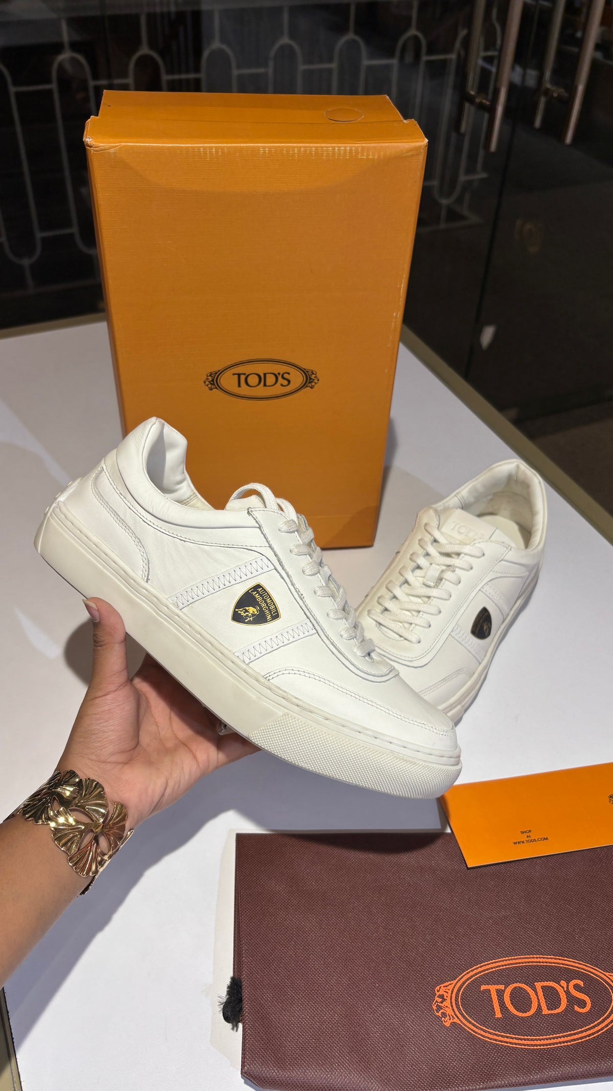 Classic White Leather low-Top sneakers