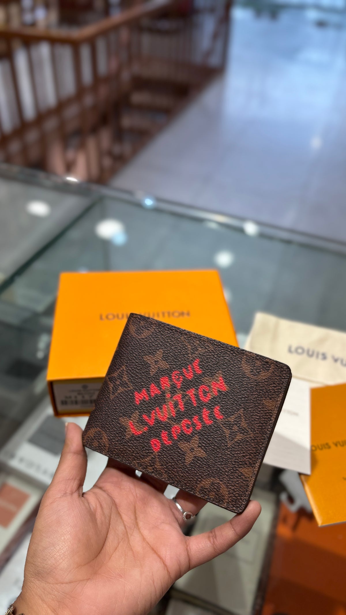 Signature Brown monogram wallet