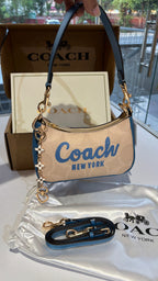 Monogram Shoulder bag with charm