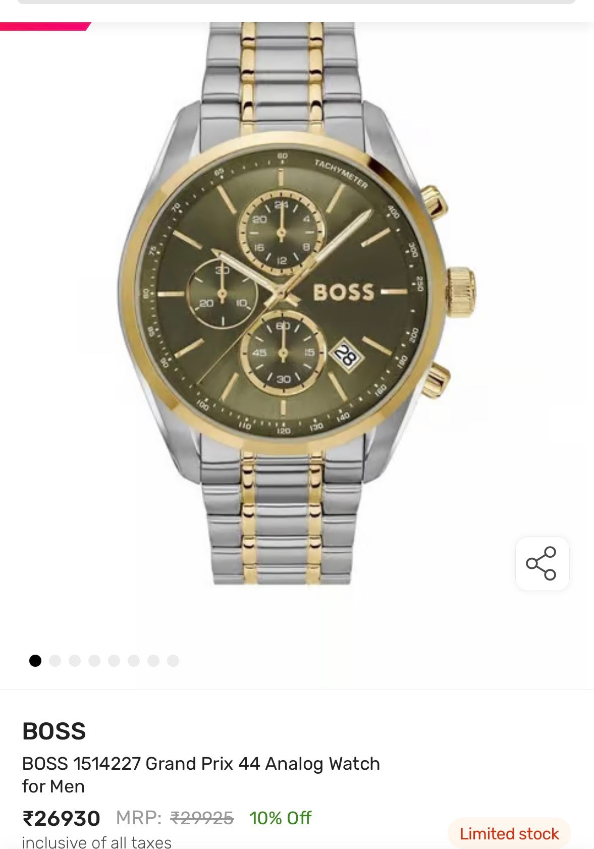 1514227 Grand Prix 44 Analog Watch for Men