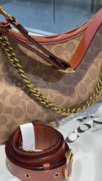 Signature monogram versatile bag with 3 slings