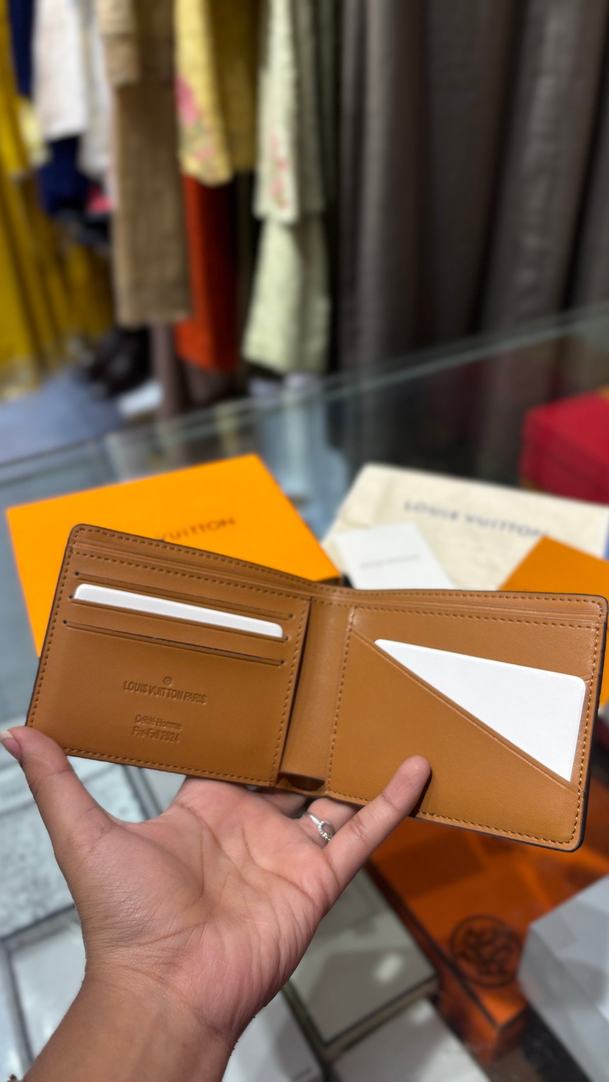 Signature Brown monogram wallet