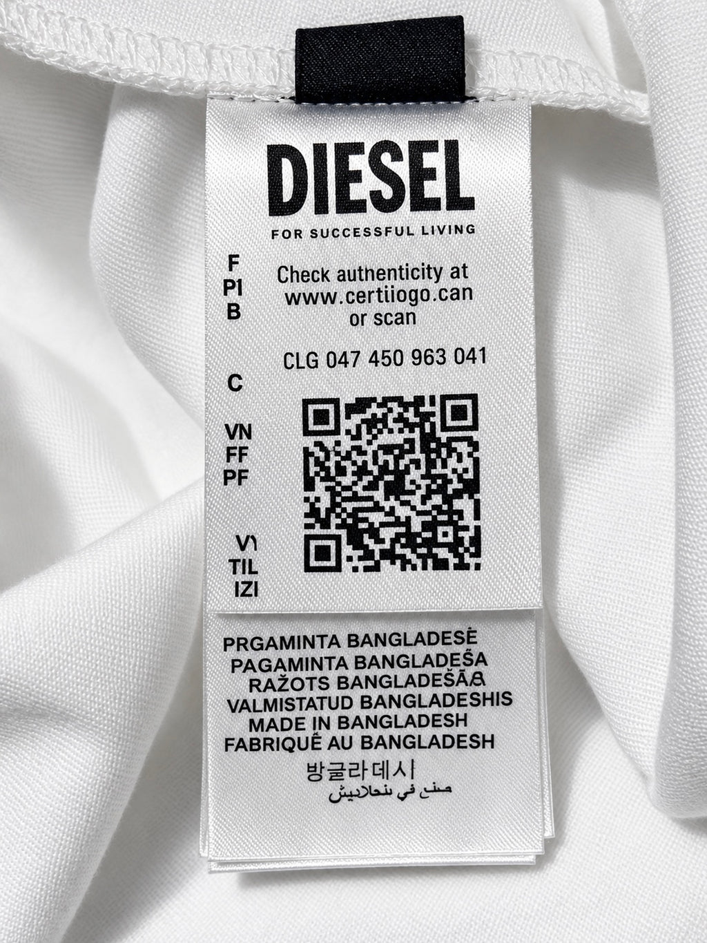 White Classic Crew Neck Logo T-Shirt