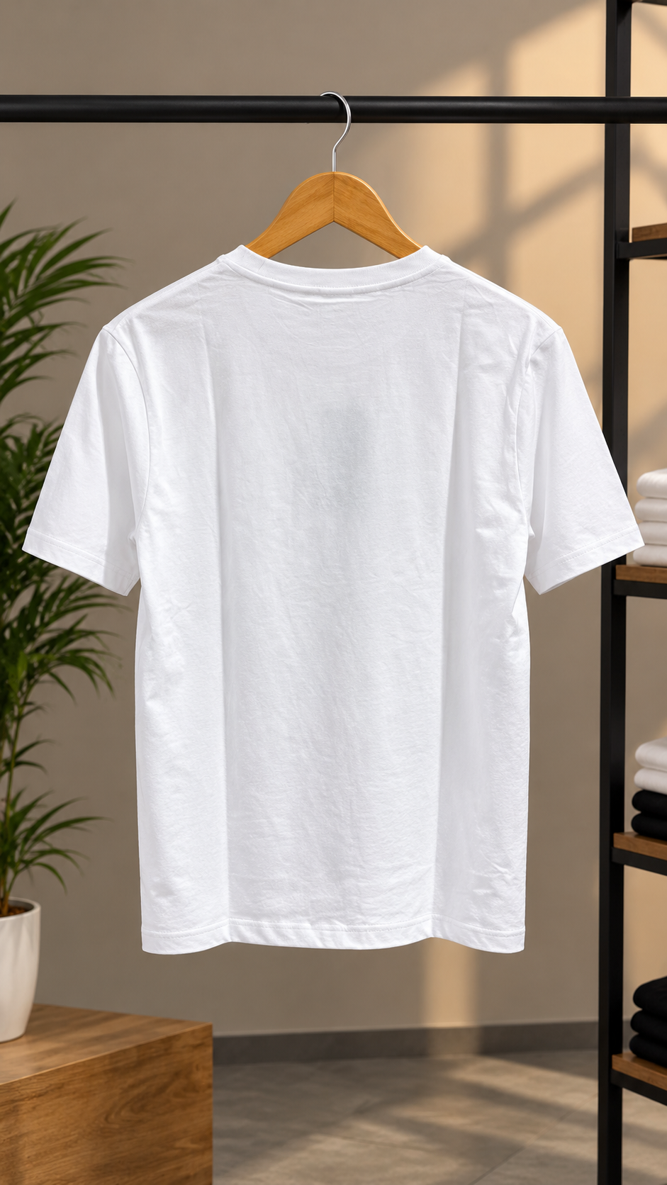 Marble Print Graphic Crew Neck T-Shirt