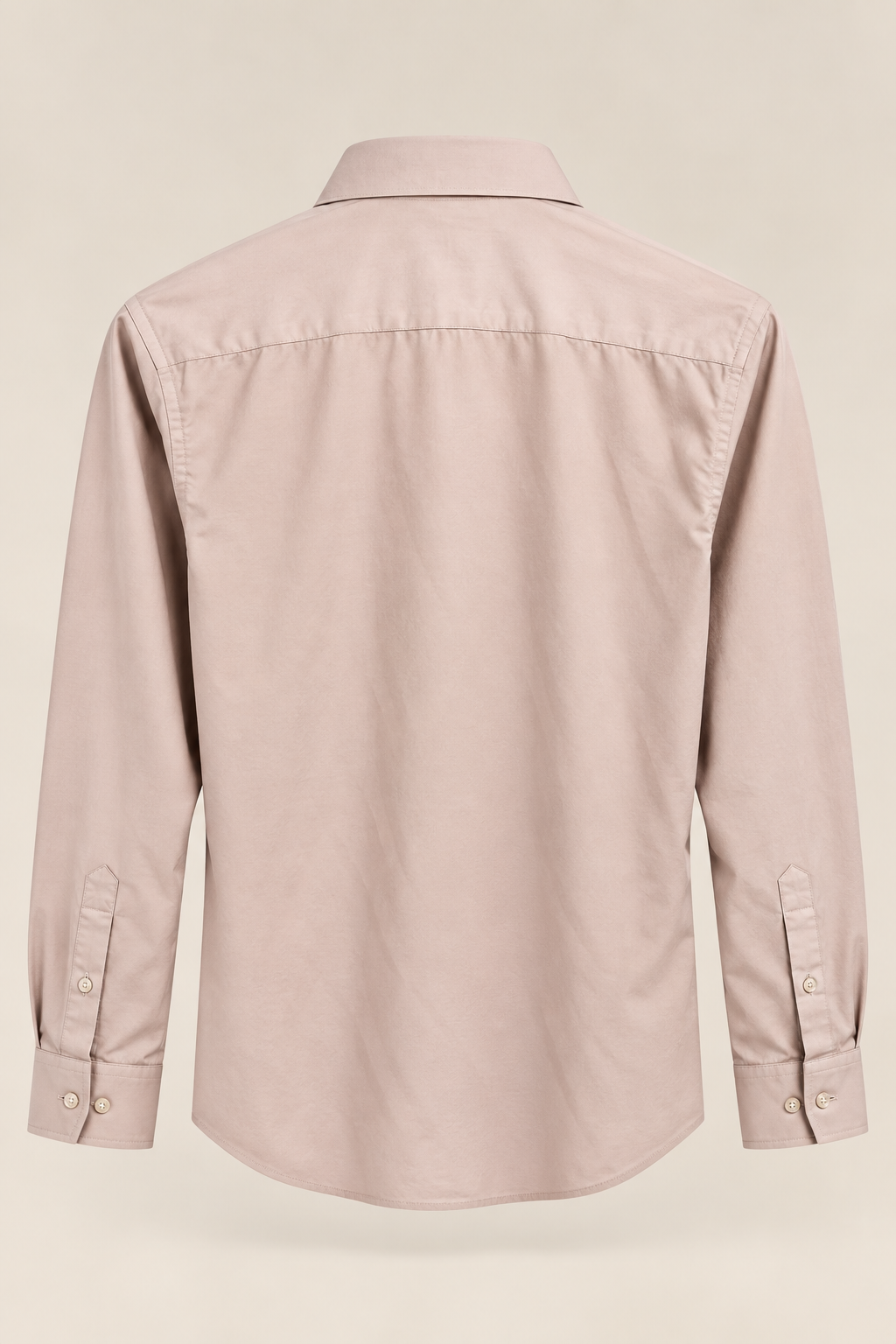 Elegant Beige Cotton Shirt