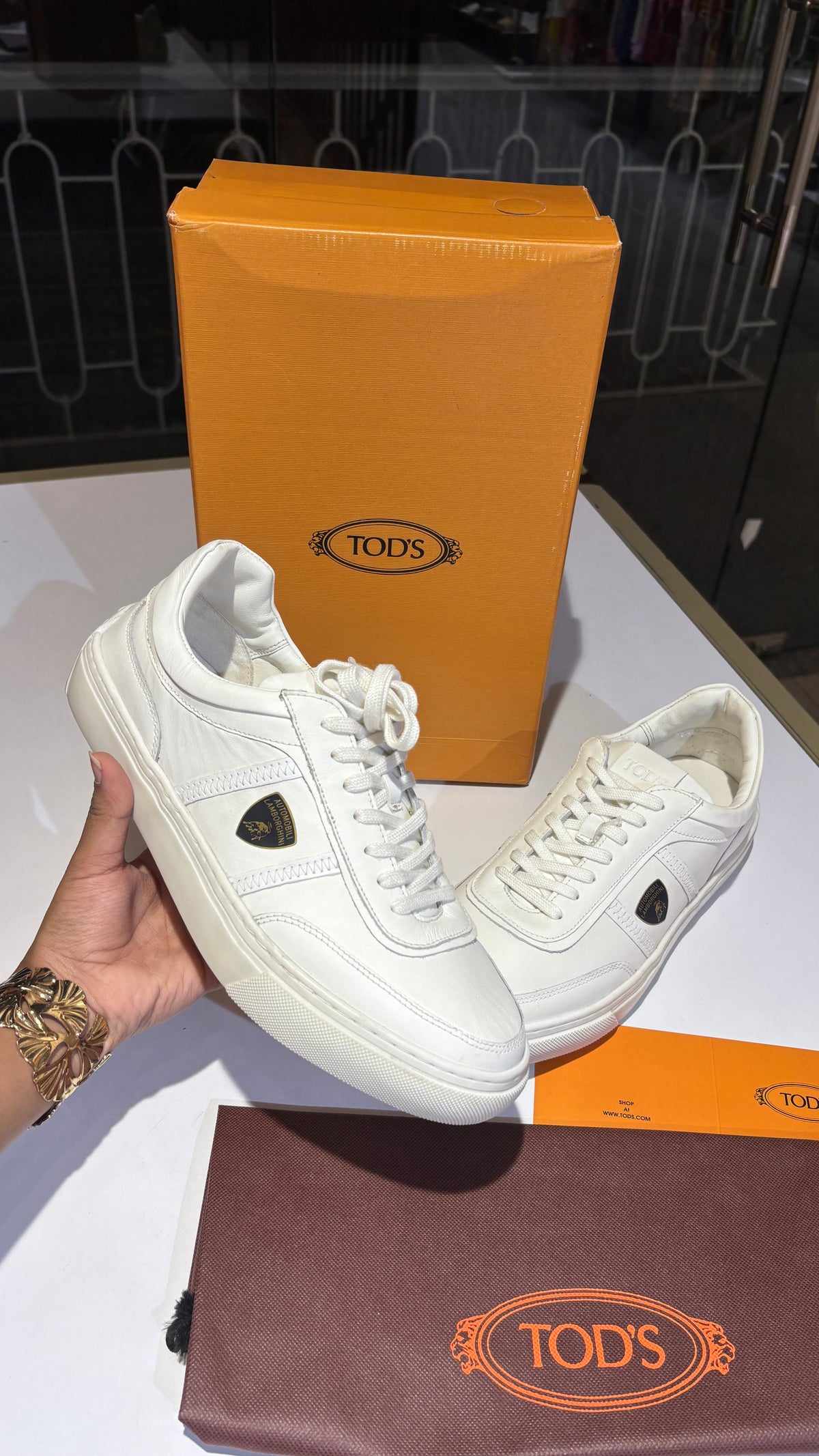 Classic White Leather low-Top sneakers