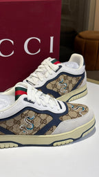 Signature snake Patterned Monogram Sneakers