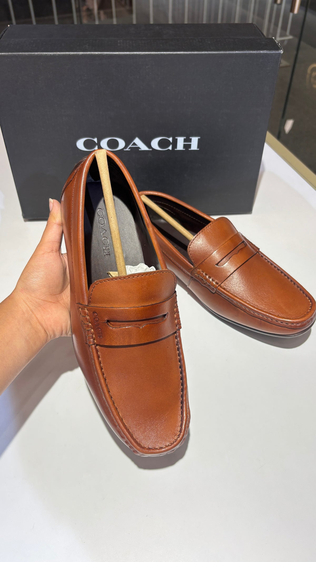 Classic Tan Leather Loafers