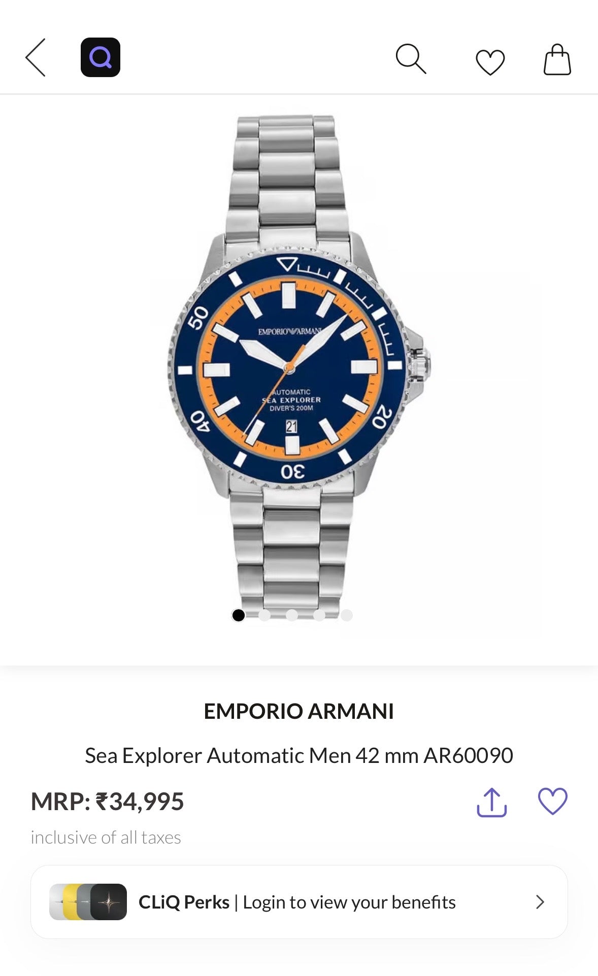 Sea Explorer Automatic Men 42 mm AR60090