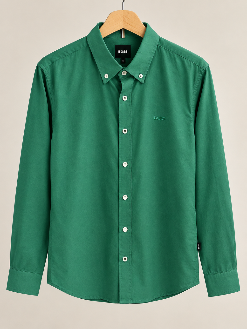 Classic Green Button-Down Shirt