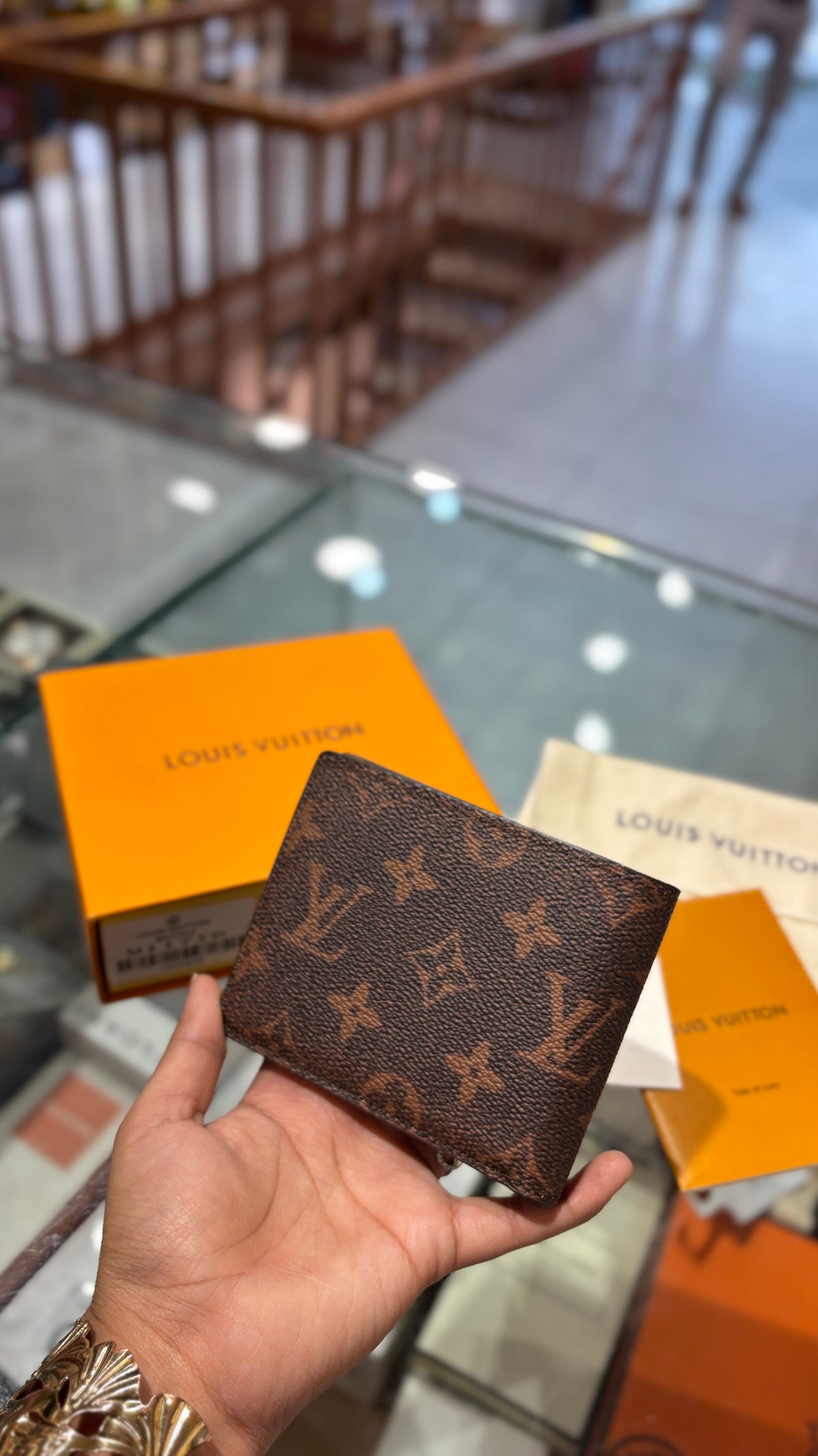 Signature Brown monogram wallet