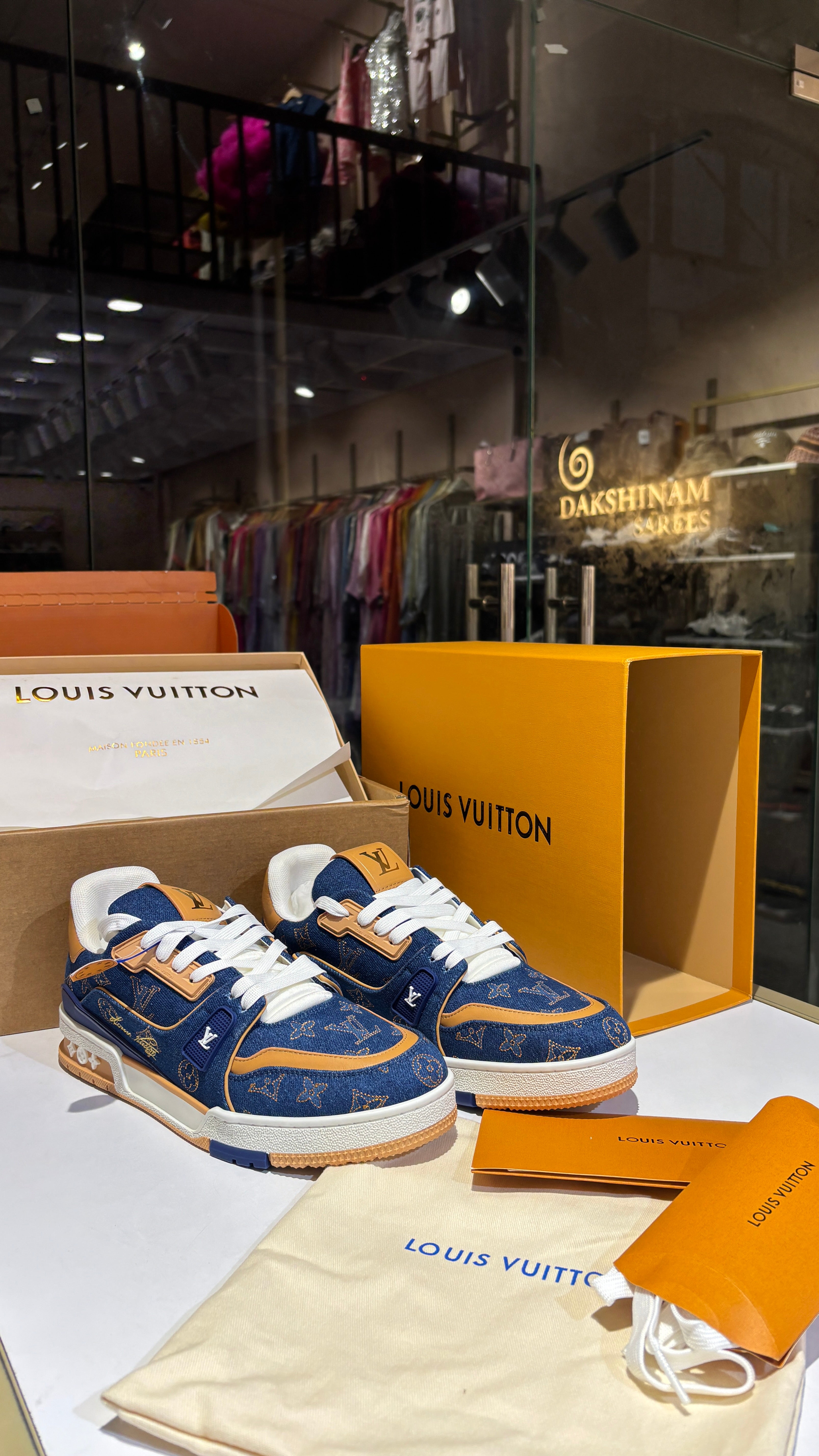 Signature Monogram Denim Sneaker