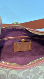Signature monogram versatile bag with 3 slings