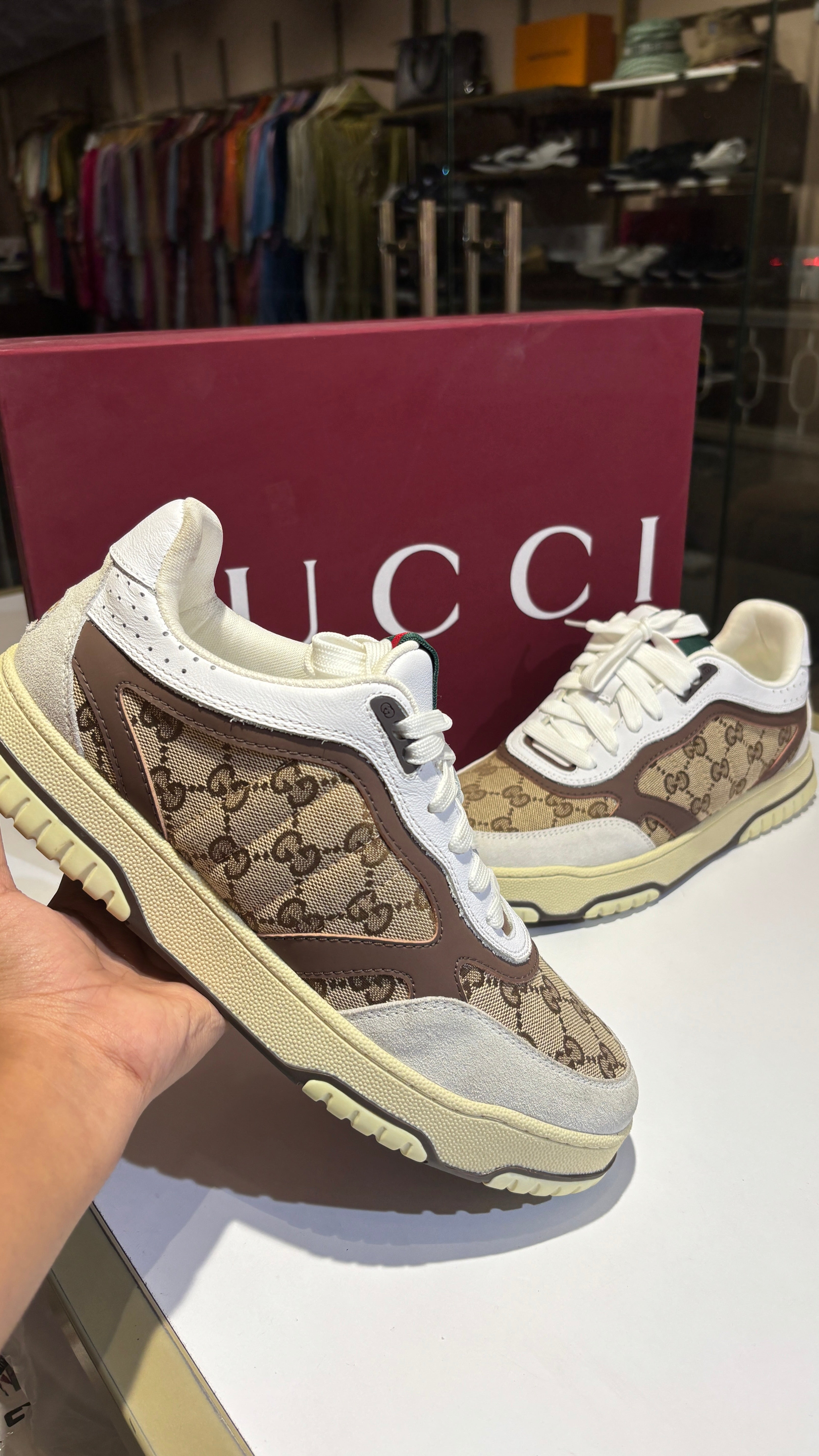 Signature Patterned Monogram Sneakers