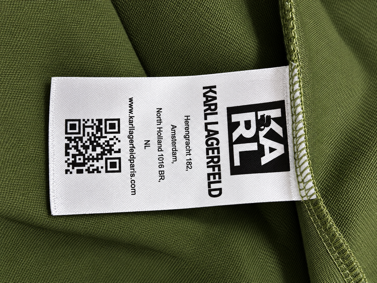 Olive Green Reflective Typography Graphic Crew Neck T-Shirt