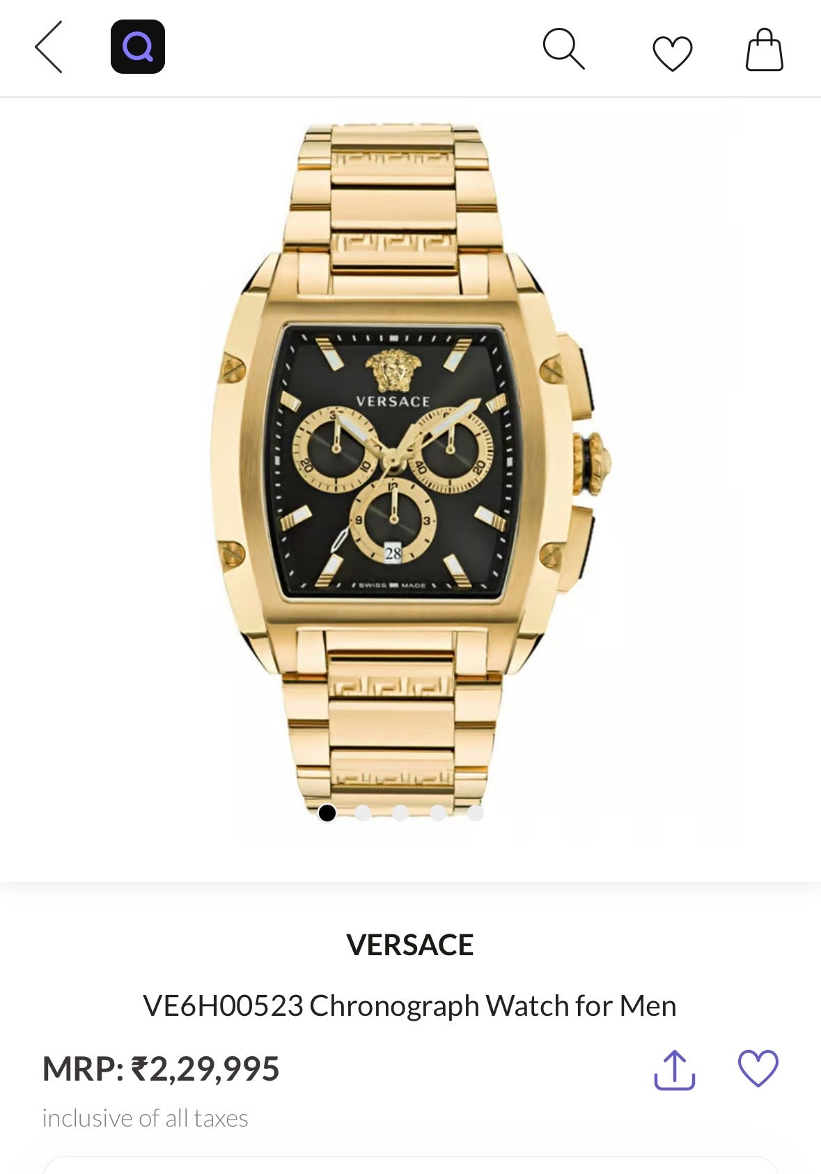 VE6H00523 Chronograph Watch for Men