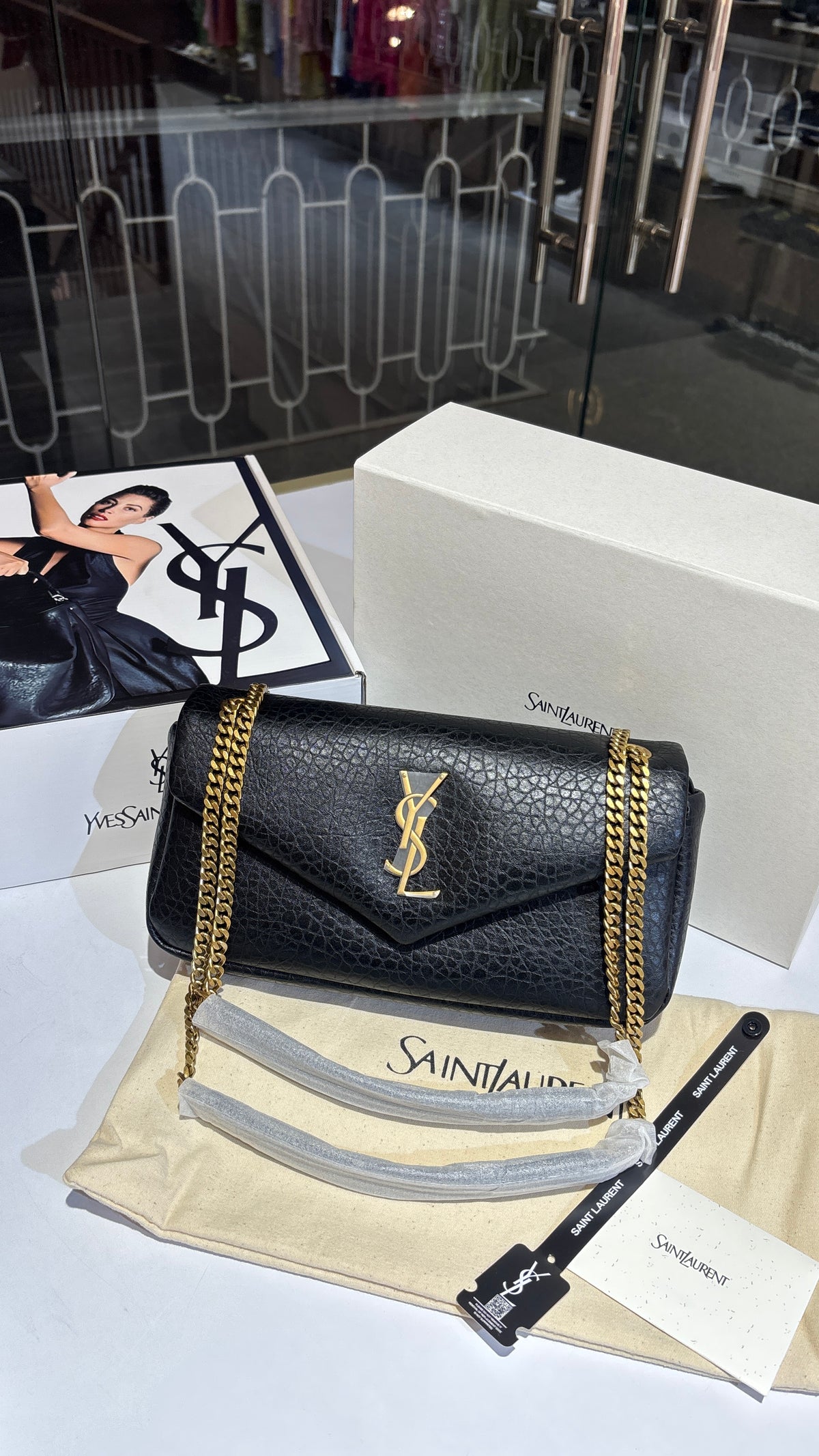 Textured Quilted Shoulder Sling Bag