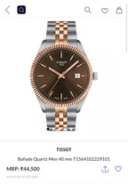 Ballade Quartz Men 40 mm T1564102229101