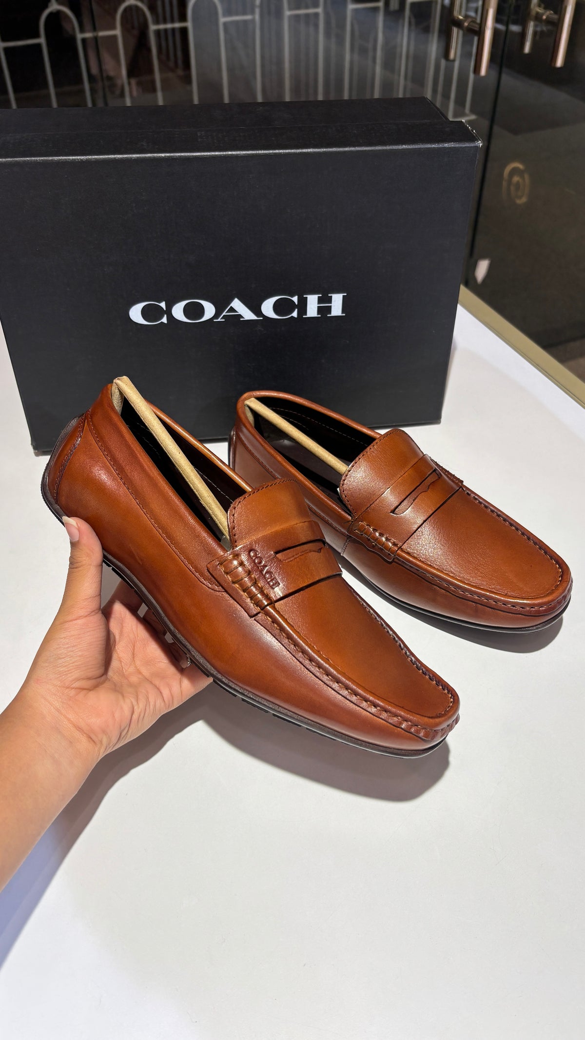 Classic Tan Leather Loafers