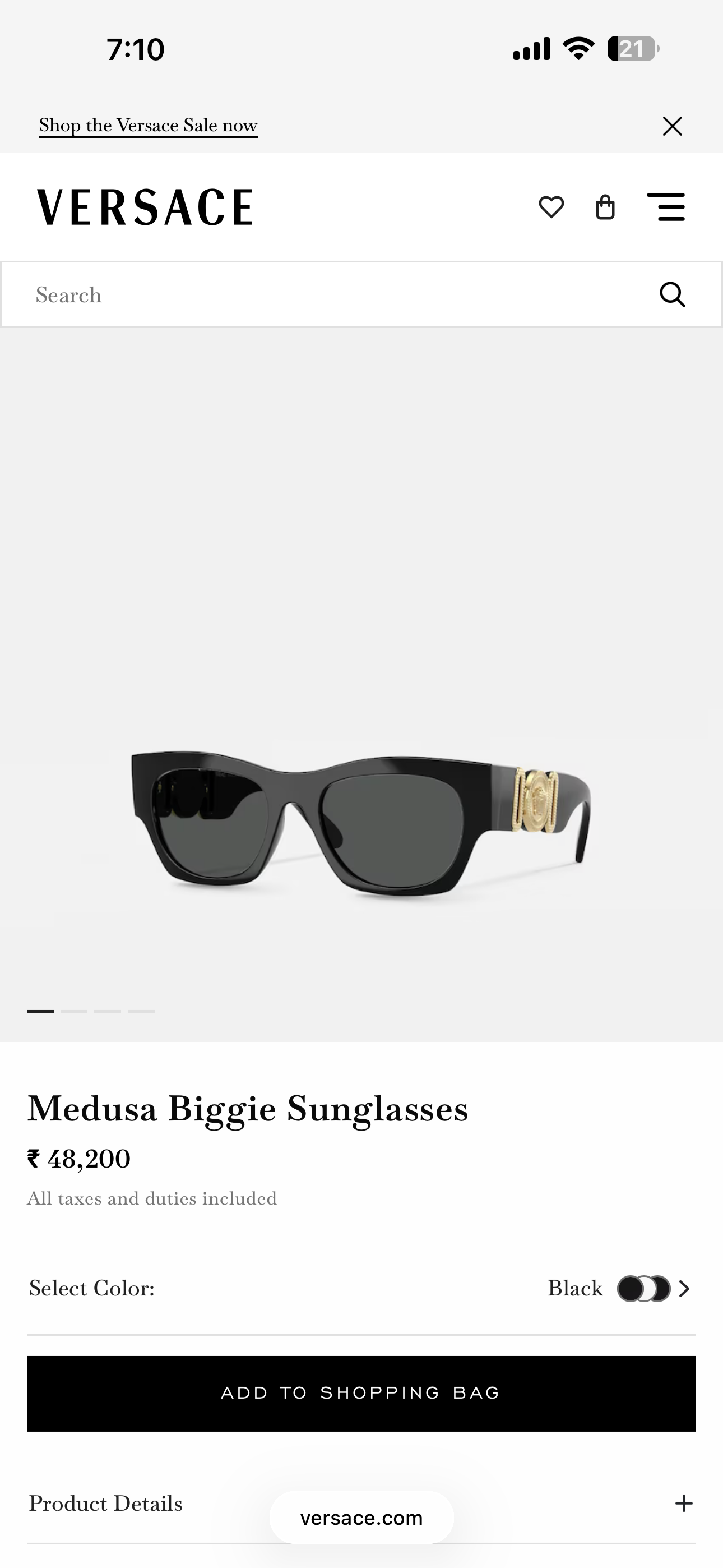 The Emblem Wrap Sunglasses