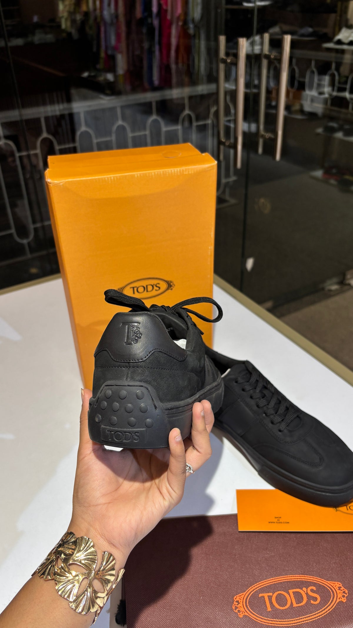 Black Suede Low-Top Sneakers