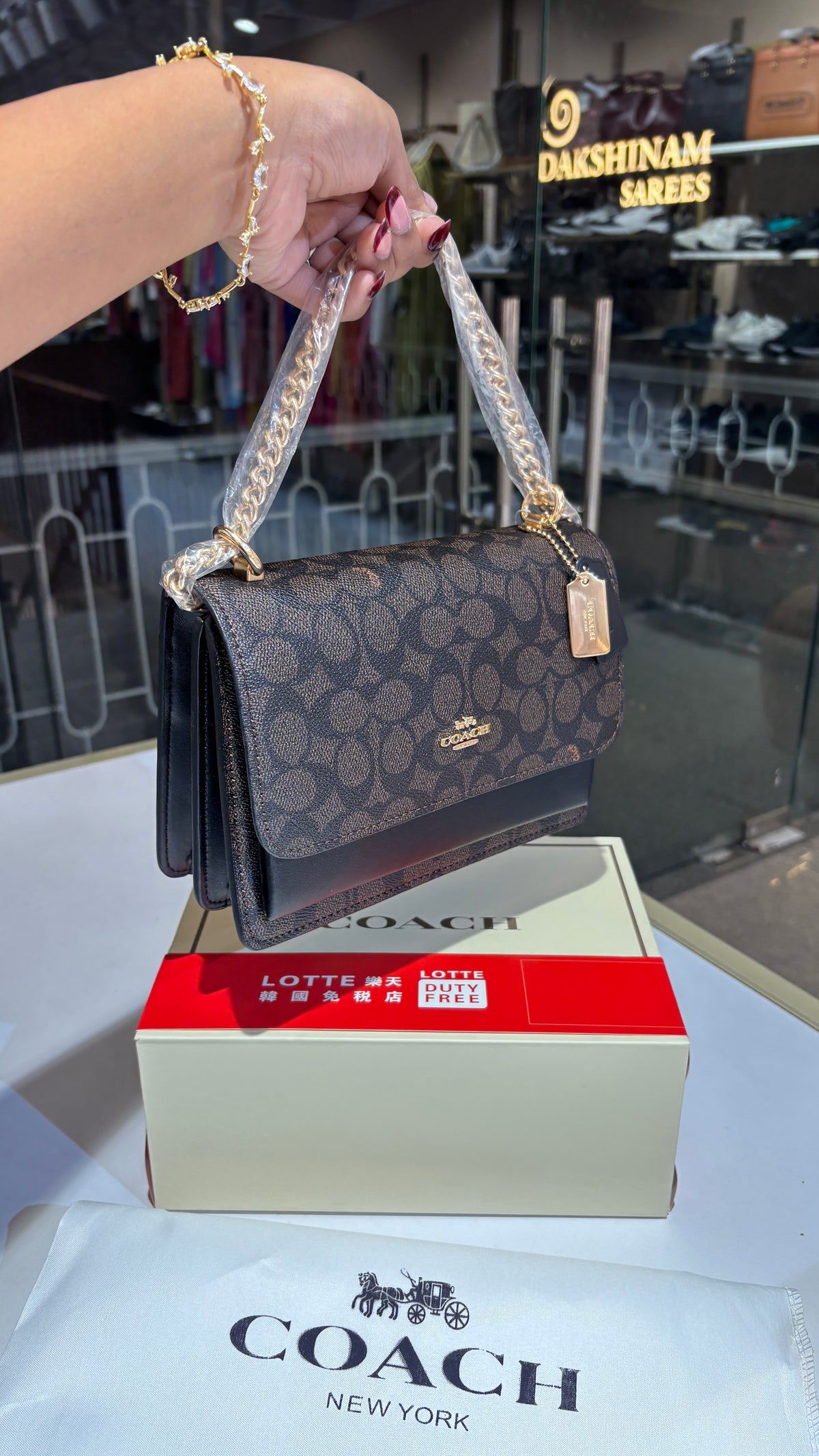 Classic monogram Dual Shade Sling bag