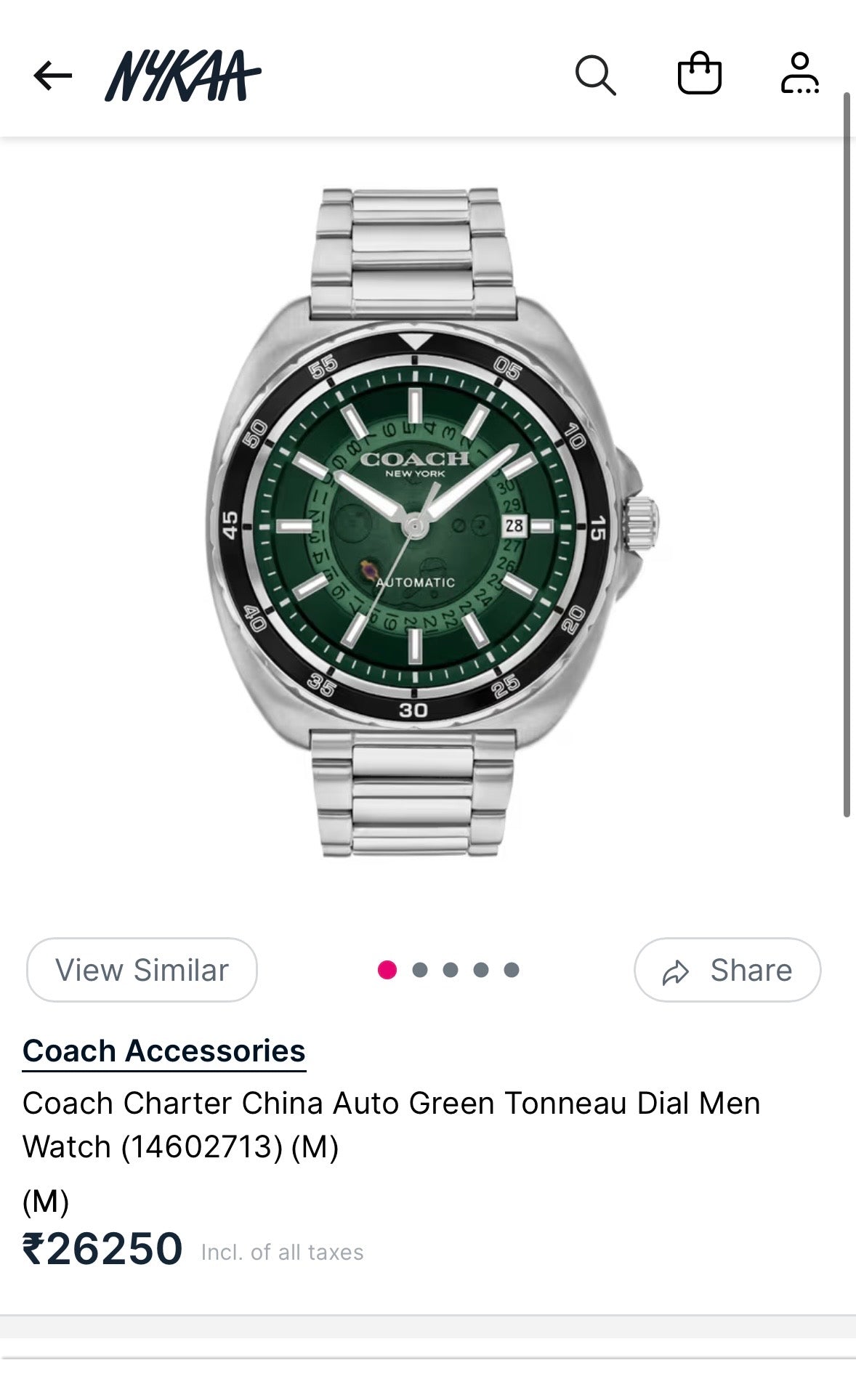 Charter Men Automatic Date