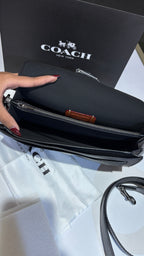Black monogram tabby bag with 2 straps