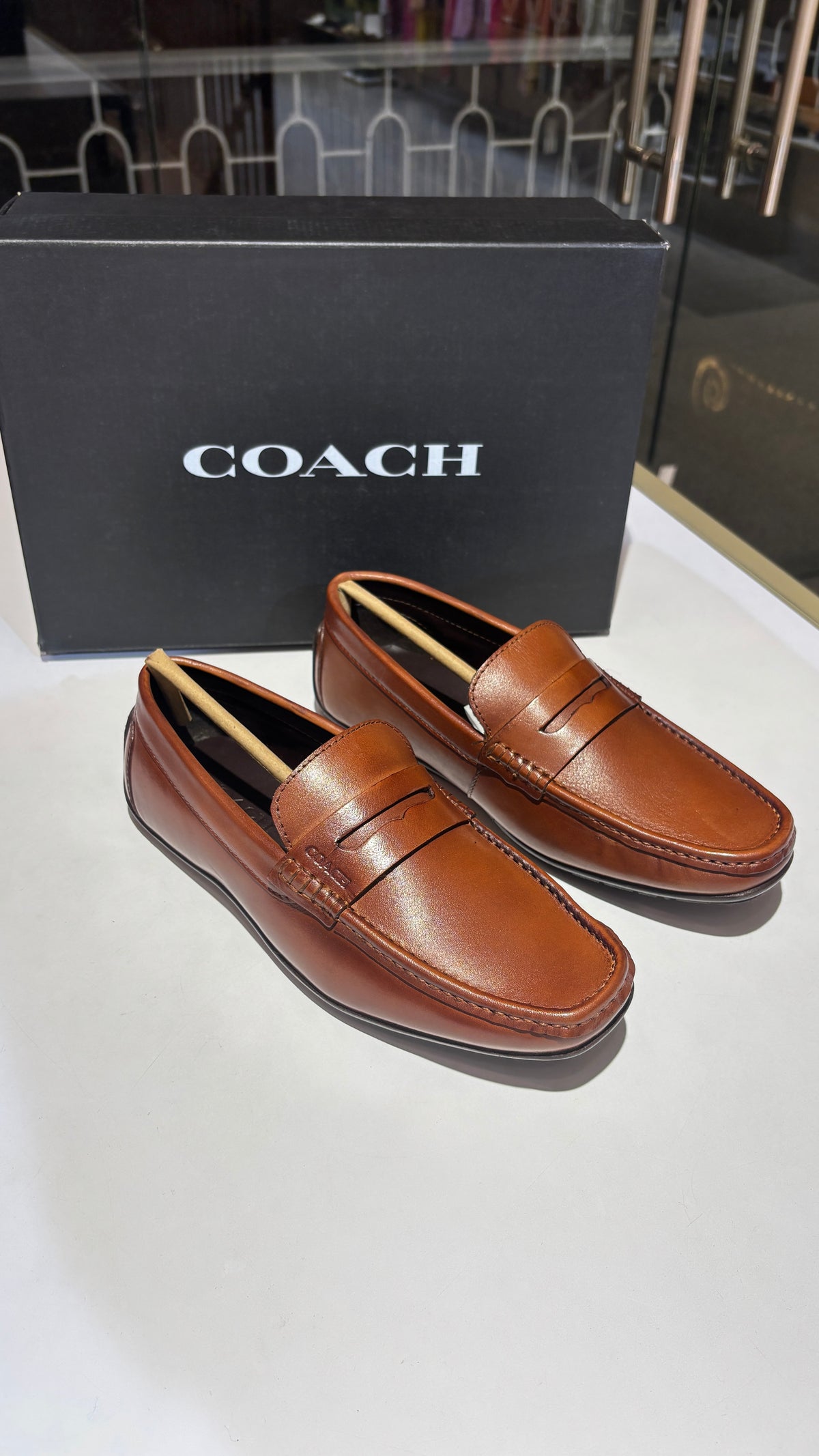 Classic Tan Leather Loafers