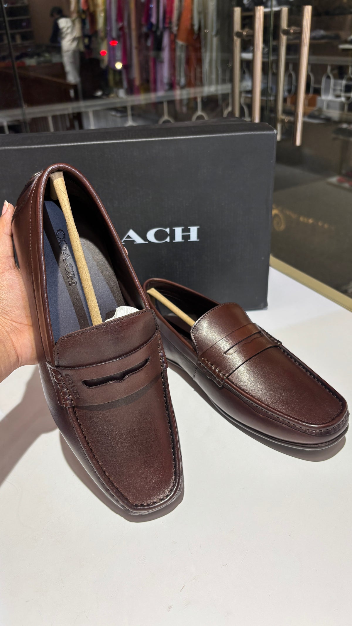 Classic Deep Brown Leather Loafers