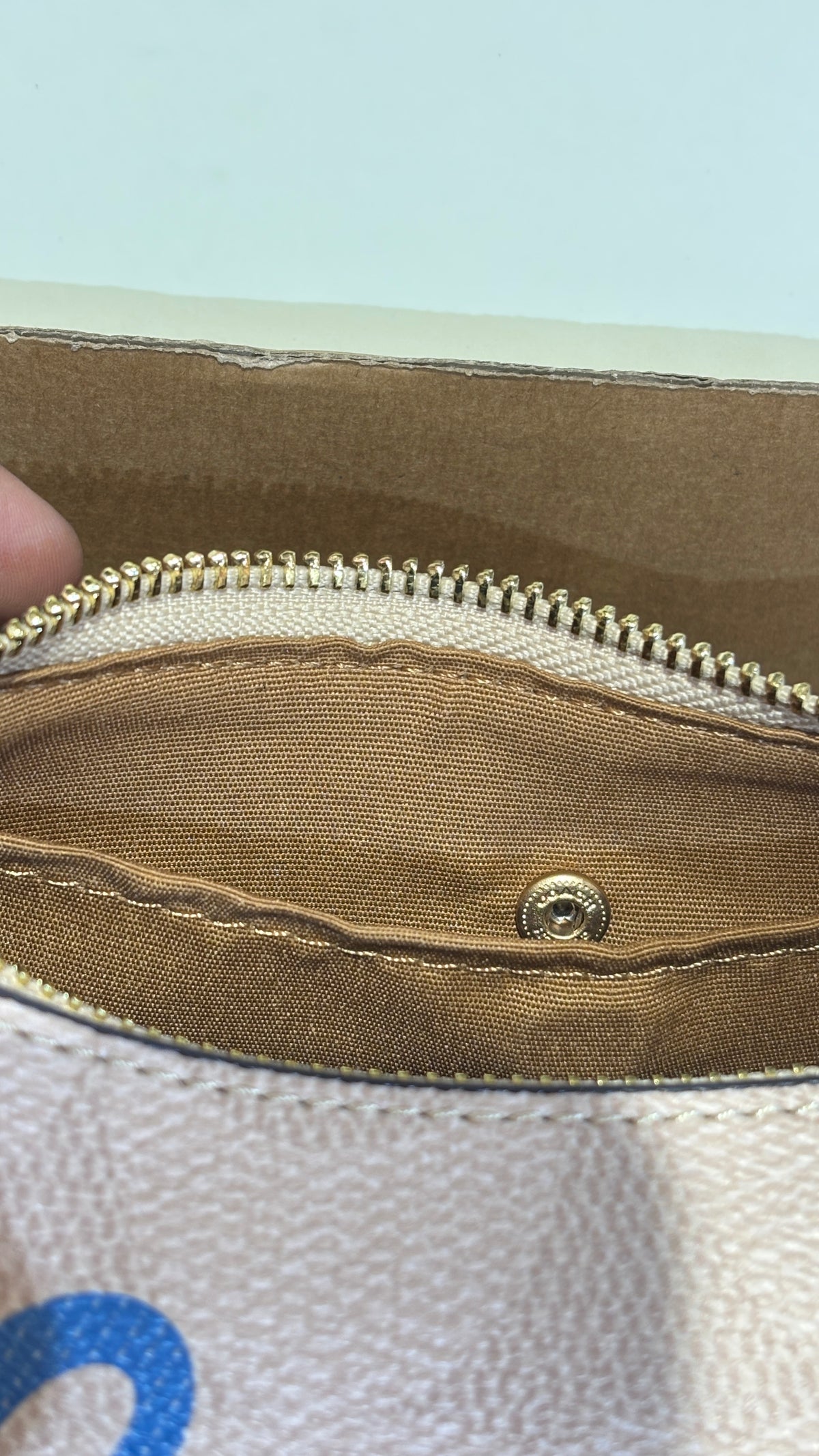 Monogram Shoulder bag with charm