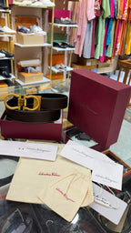 Classic Monogram Leather Belt