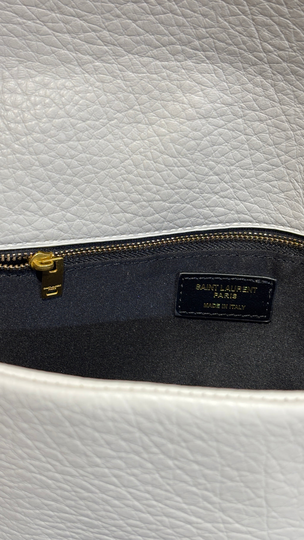 Classic White Quilted Shoulder Bag