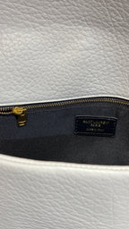 Classic White Quilted Shoulder Bag