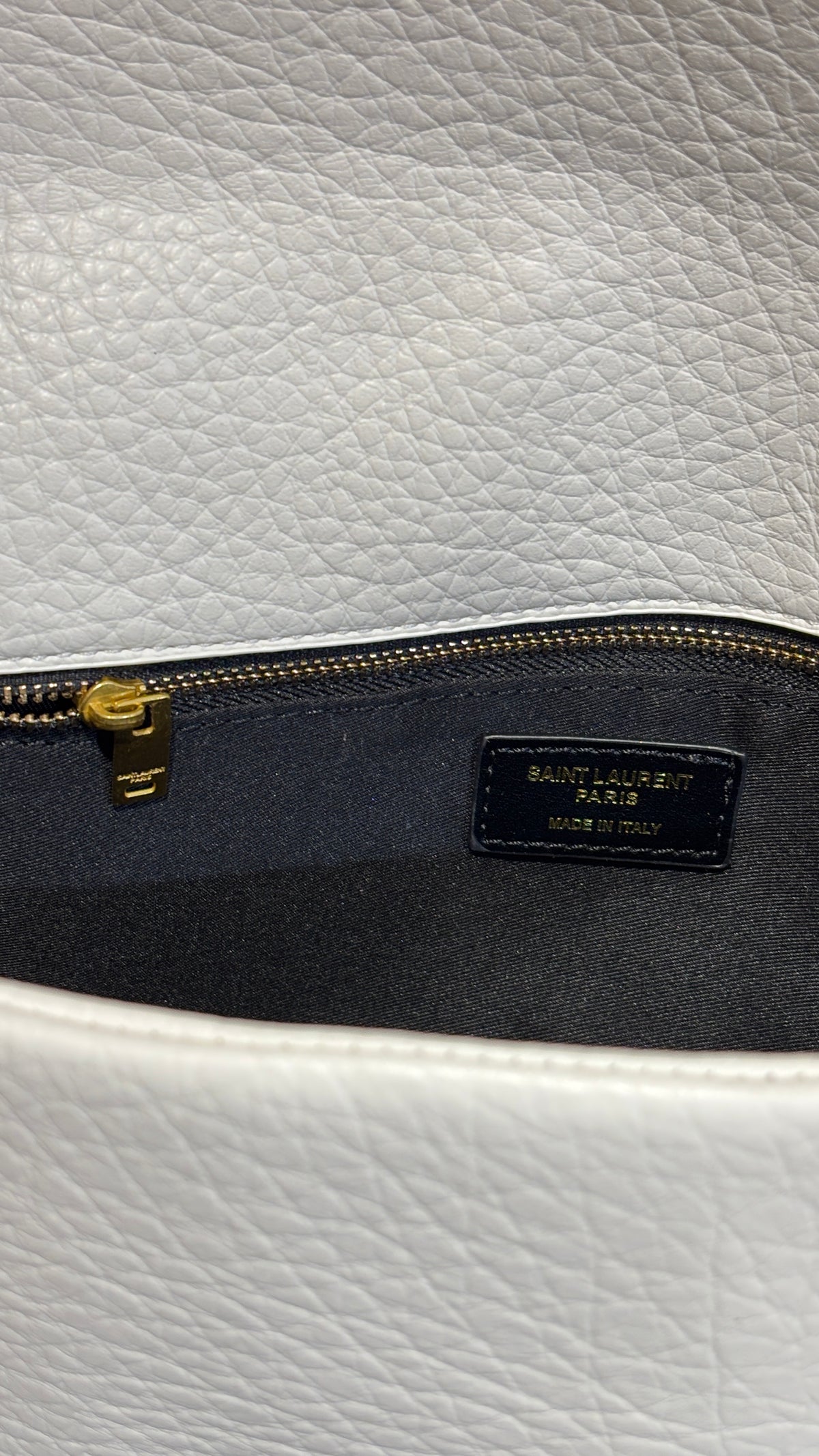 Classic White Quilted Shoulder Bag