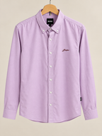 Elegant Lavender Button-Down Shirt