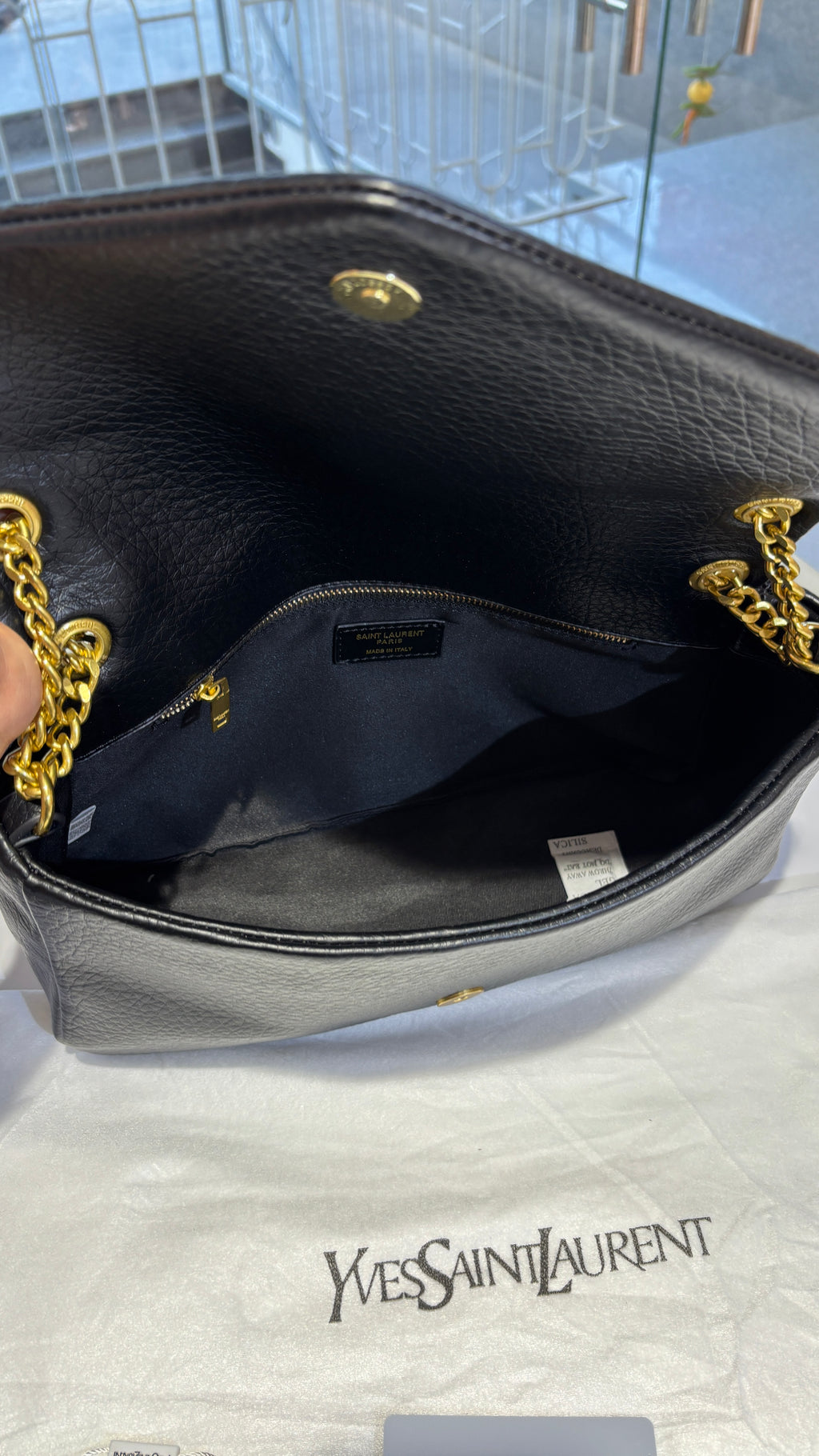 Classic Black Quilted Shoulder Bag