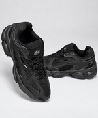 All-Black Retro Runner Sneakers