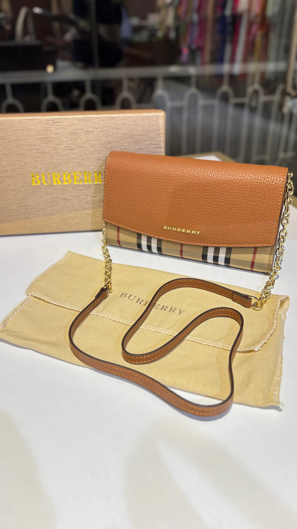 Signature checkered Sling