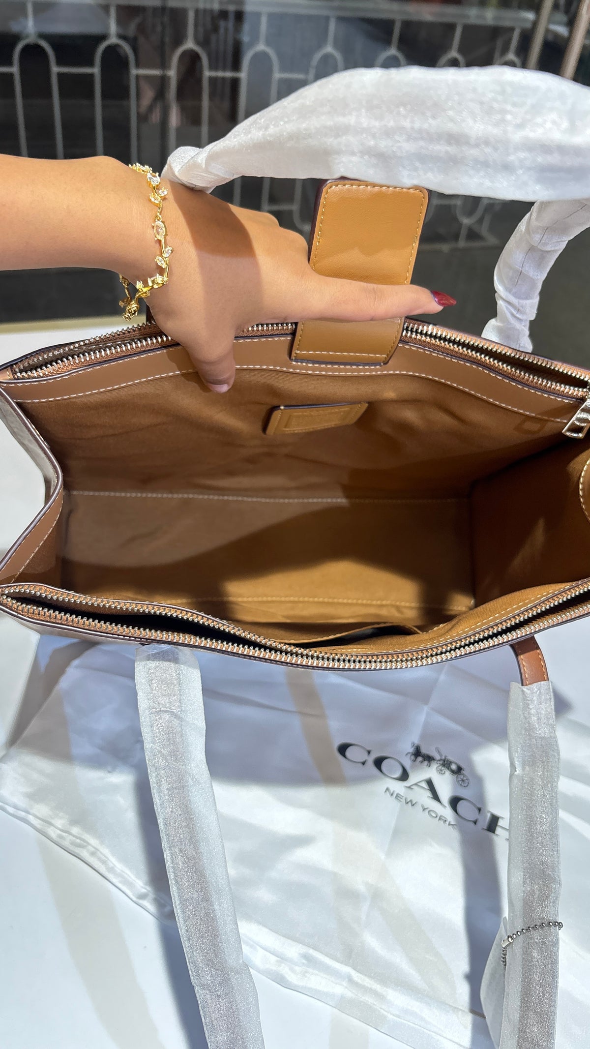 Structured Signature tote bag