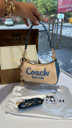 Monogram Shoulder bag with charm