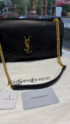 Classic Black Quilted Shoulder Bag