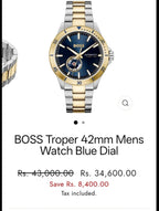Troper automatic watch for men 1514201