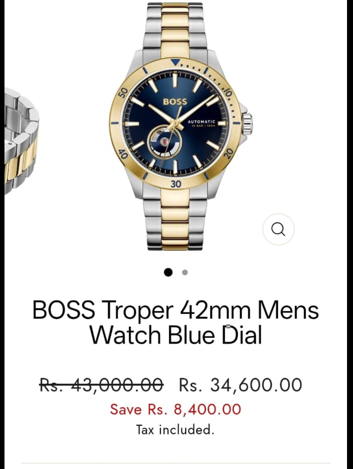 Troper automatic watch for men 1514201