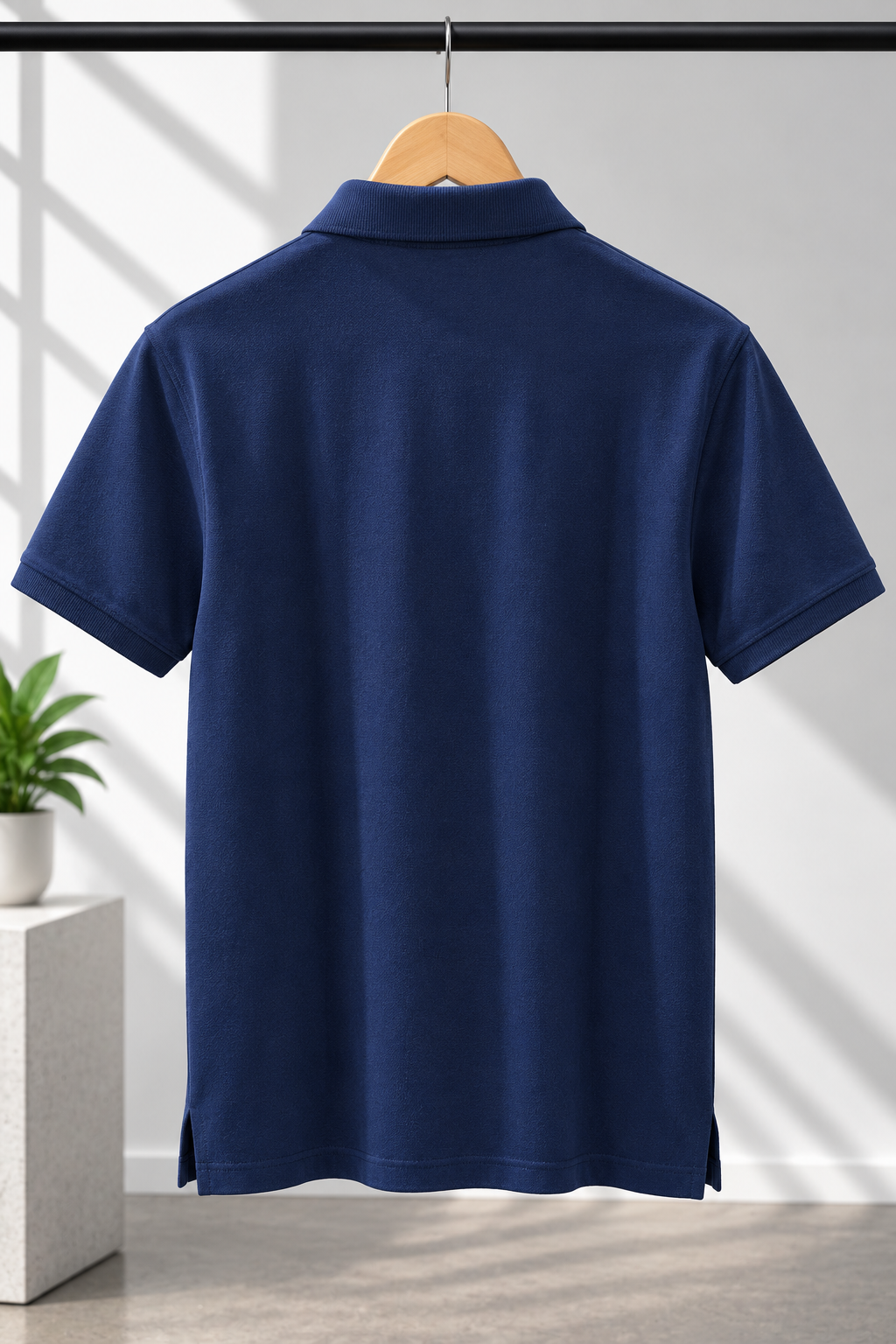 Royal Blue Equestrian Embroidered Polo T-Shirt