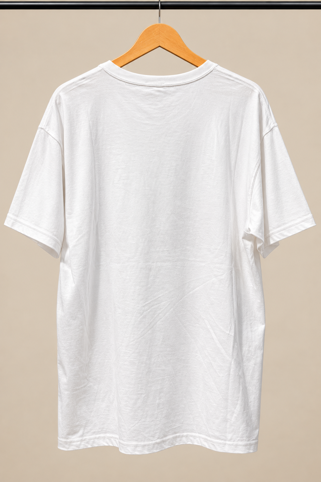 White Classic Crew Neck Logo T-Shirt